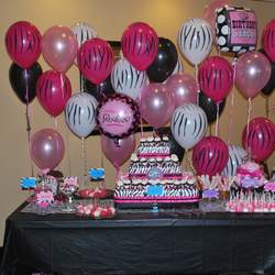 Madison's Spa Party and Sleepover - Pink Zebra Spa