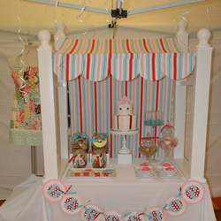 Greenley's first birthday - red, pink, blue