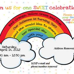 Julianne's Rainbow Birthday Party - Rainbow