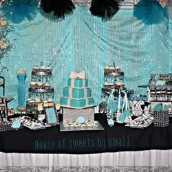Hannah & Co Gets Married!!  - Damask and Tiffany Blue