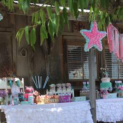 Talia's Shabby chic cowgirl party - Vintage shabby chic cowgirl party
