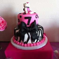 Cynthia's 7th Birthday - Hello Kitty Zebra