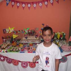 Aniversário de 8 anos do Guilherme - Super Mario Bros