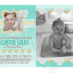 Allister's First Birthday - Mermaid, Ocean