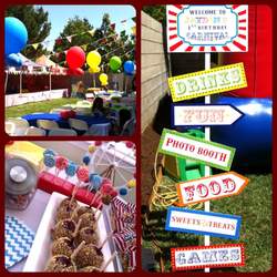 Jayden's 1st Birthday Carnival - carnival party