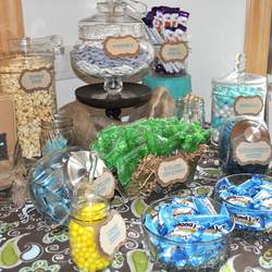 Western Baby Shower Candy Buffet - Lil Cowboy