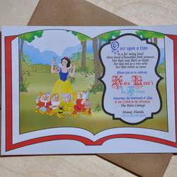 Heigh-ho Heigh-ho to Kora's 1st birthday we go! - Snow White