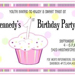 Kennedy's 1st Birthday - Cupcake Princess