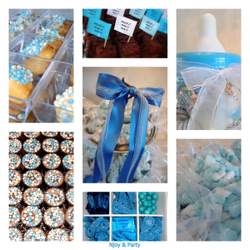Babyshower Dyon - Blue & White