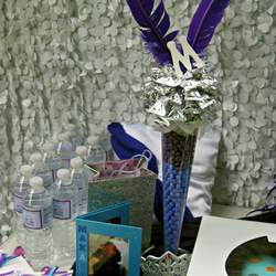Madison & Makayla's Sweet 16 - Purple and blue