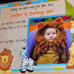 Modern Jungle Safari First Birthday - Jungle Safari