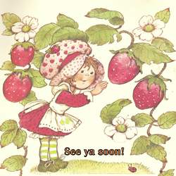 Vintage Strawberry Shortcake - Red, Green and Pink