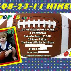 8-23-11 Hike! - First Birthday Football and Dots!