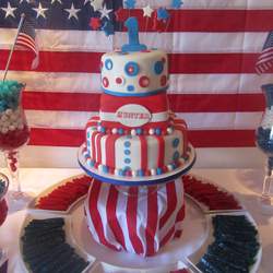 Hunter's First Birthday - Patriotic