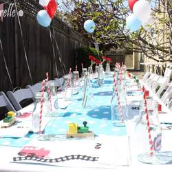 Train Birthday Party - None