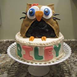 Owl party for Riley's first - Owl