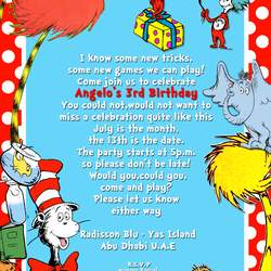 Little A's 3rd Birthday - Seuss Magical World 