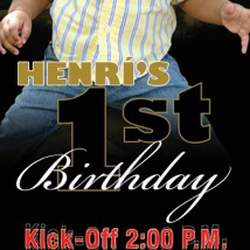 Henrí's First Who Dat Birthday Celebration! - NOLA Saint's!