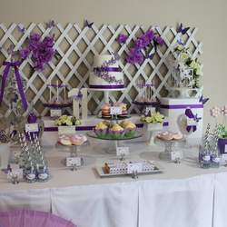 11th Birthday Party - Butterfly Party - Purple and White