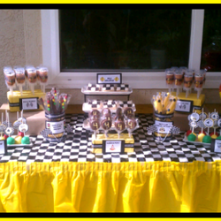 black and yellow - Race Car Party 