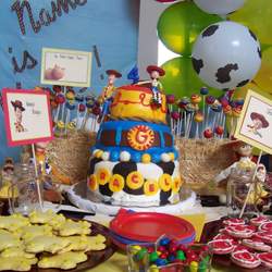 Gracelyn's 4th Birthday Party - Cowboy/Cowgirl, Toy Story, Woody and Jessie 