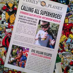 Tyler's 4th Birthday - Superhero