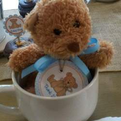 Baby Bear  - Baby boy baby shower bears in the woods