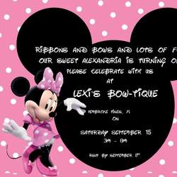 Minnie Mouse - Lexi - Minnie Mouse BowTique