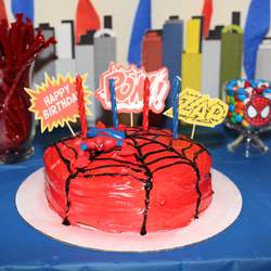 Jeffrey's Spiderman/Superhero 4th Birthday Bash - Spiderman/Superhero