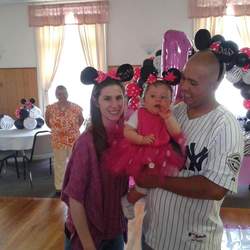 Rachael Marie 1st Birthday  - Minnie Mouse Polka Dots/Zebra