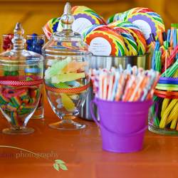 Jalyssa's colorful 1st Brithday - rainbow, colors