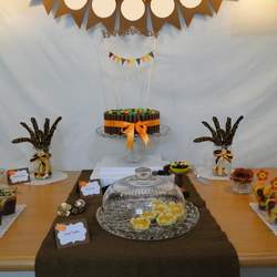 Orange And Brown Birthday Party - Brown/Orange/Green