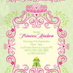 Royal First Birthday Ball - Princess Frog