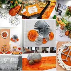 Orange and Silver Bank 40th Anniversary Party - Fall/Autumn