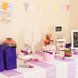 Molly's lollies - Girls purple pretty party 