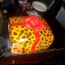 My birthday dinner party - Leopard Black And Red