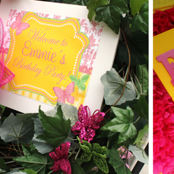 Emmie's Butterflies - Pink & Yellow Butterfly