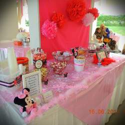 A Pink Baby Minnie Shower - Minnie Mouse