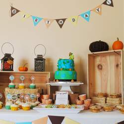 Little Pumpkin having a Hoot - Pumpkin and Owl
