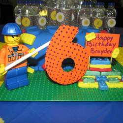 Brayden's 6th Birthday Lego Party - Lego