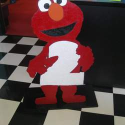 Damask Elmo 2nd Birthday - Elmo 2nd Bday