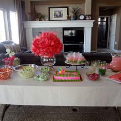 Ellie's 9th Birthday - Pink and Green Party!