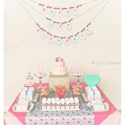 Shabby Chic 1st Birthday - Shabby Chic, Rabbit Party