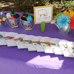Rainbow Art Party - Art Party