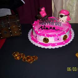 Alana's 4th Birthday - Pink Pirate