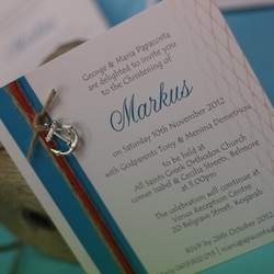 Markus' Christening - Nautical