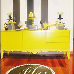 Wedding Shower - Black, Yellow and White WIth A touch of Gold