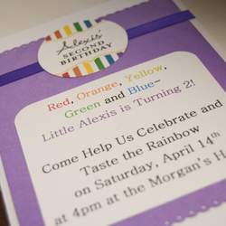 Over the Rainbow- 2nd Birthday - Rainbow