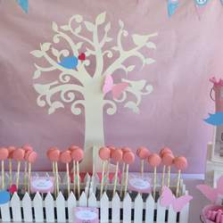 Pretty Pink 2nd Birthday Party - Pretty Butterflies and Birds