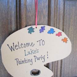 Luke's 4th Birthday - Art/Painting